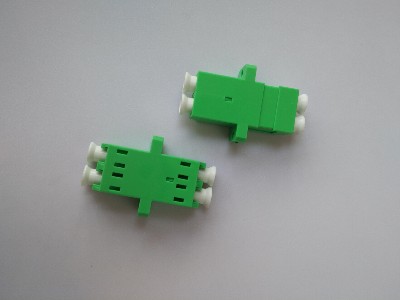 LC APC SM DX 一體光纖適配器，耦合器