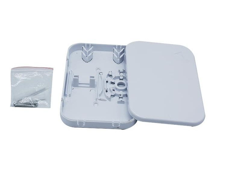 1口 內(nèi)置法蘭 光纖面板，光纖桌面盒