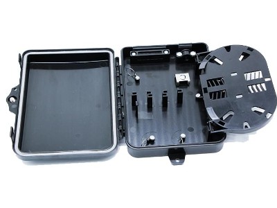 6口 黑色分纖箱，光纖箱