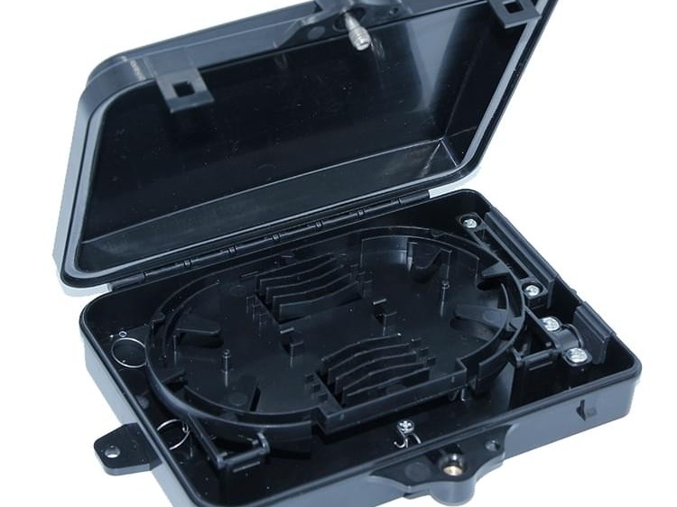 6口 黑色分纖箱，光纖箱