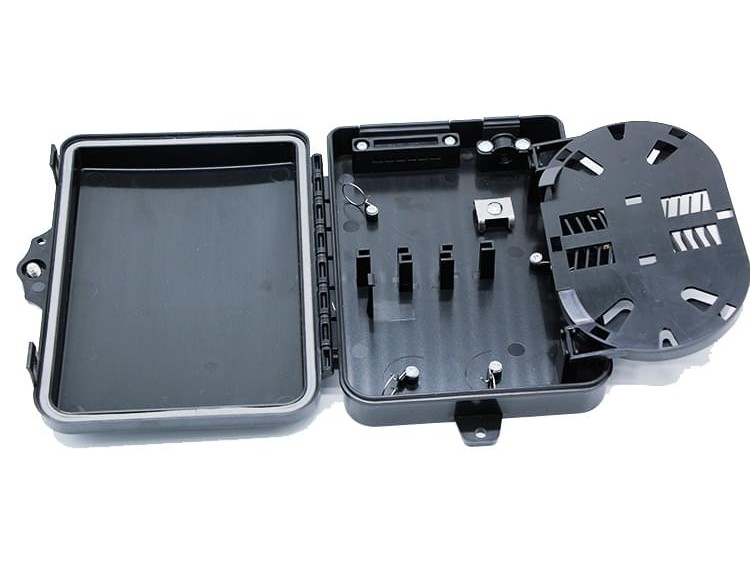 6口 黑色分纖箱，光纖箱