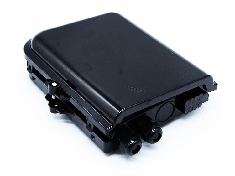 8口 黑色分纖箱，光纖箱