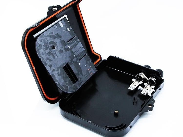 8口 黑色分纖箱，光纖箱