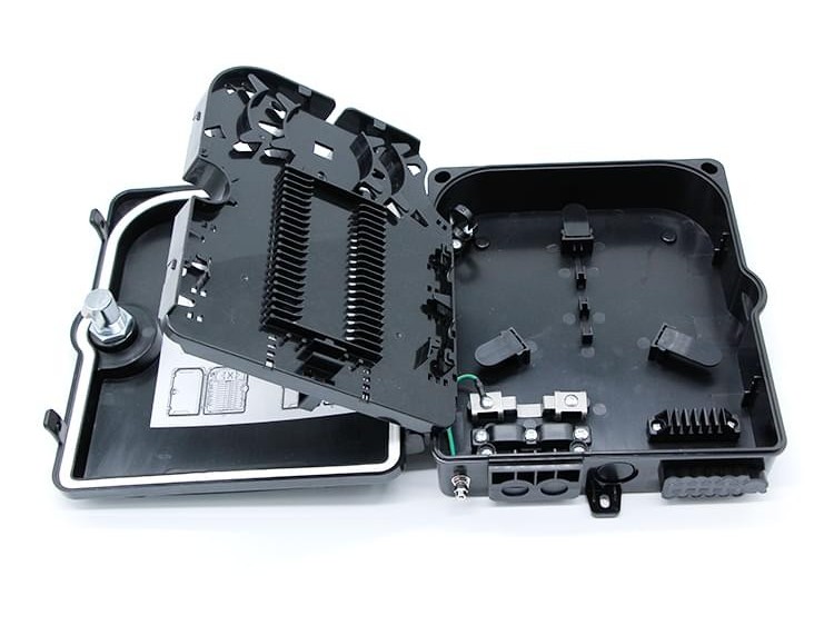 12口 黑色分纖箱，光纖箱