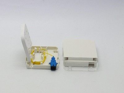 1口光纖面板，光纖桌面盒
