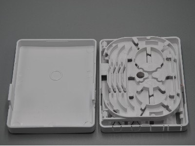 2口 帶熔纖盤光纖面板，光纖桌面盒