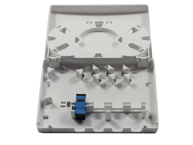 法蘭內置面板，4口光纖桌面盒