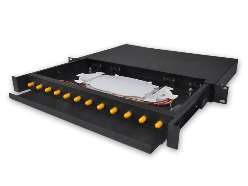 12口 ST接口 抽拉式光纖終端盒