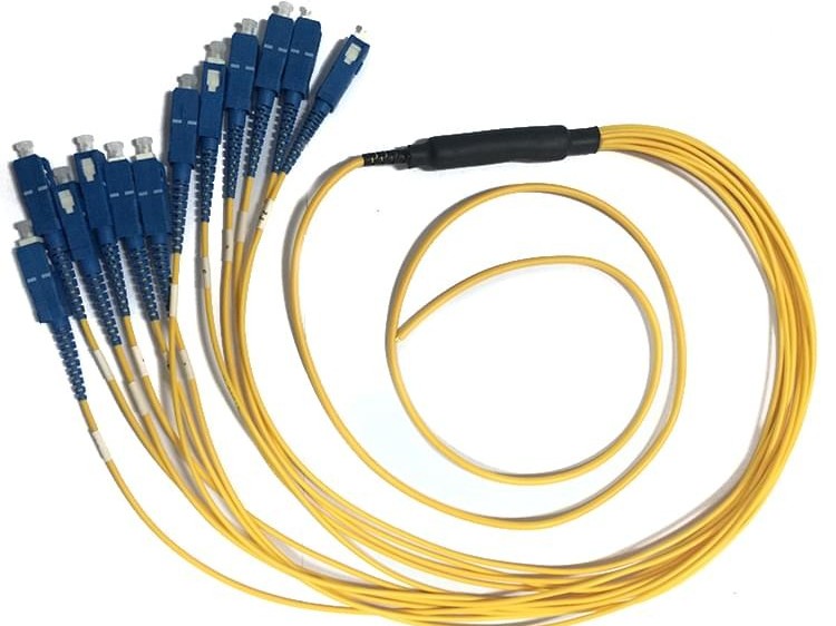 MPO-SC 單模 12芯分支跳線，MPO光纖跳線