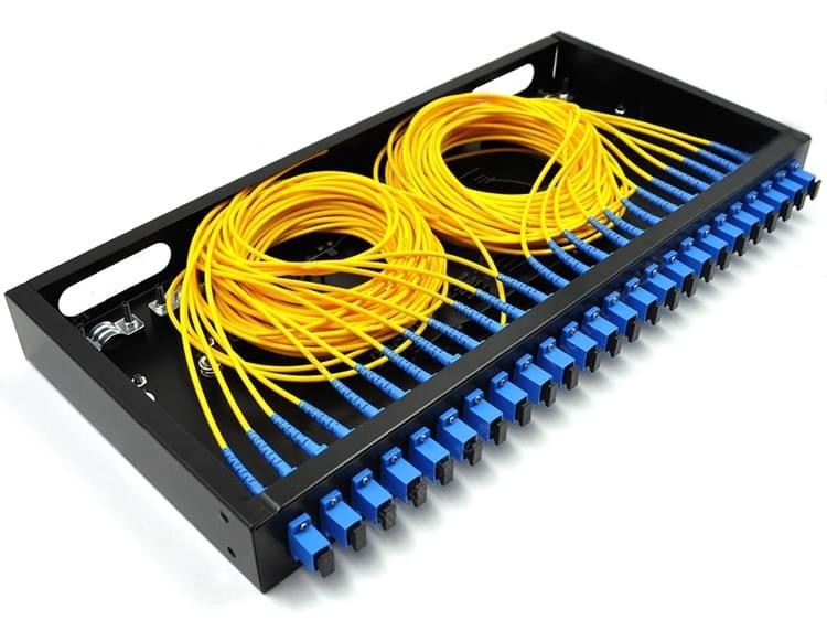 24口 SC接口機架式光纖終端盒