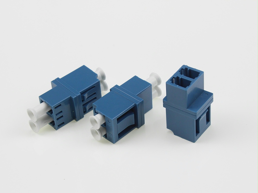 LC SM DX 光纖適配器，法蘭盤