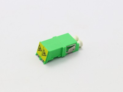 LC APC SM DX 翻蓋光纖適配器，耦合器